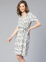 Nobled Floral Print Elasticated Women Dress