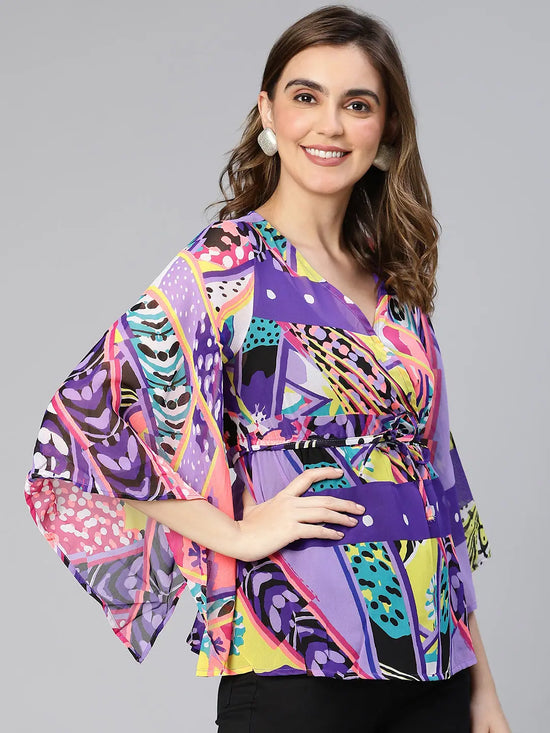 Blastic Multi -Printed Women Top