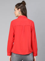 Rated Red Women Casual Top