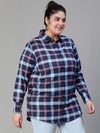 Likely Multicolor Check Prinyt Plus Size Cotton Shirt