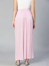 Solite Light Pink Elasticated Women Maternity Pant