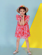 Lil Drama Comfortable Girls Dress-CCW-DRS-1064NEW-18M