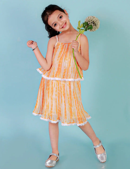 Lil Drama Girls Printed Dress