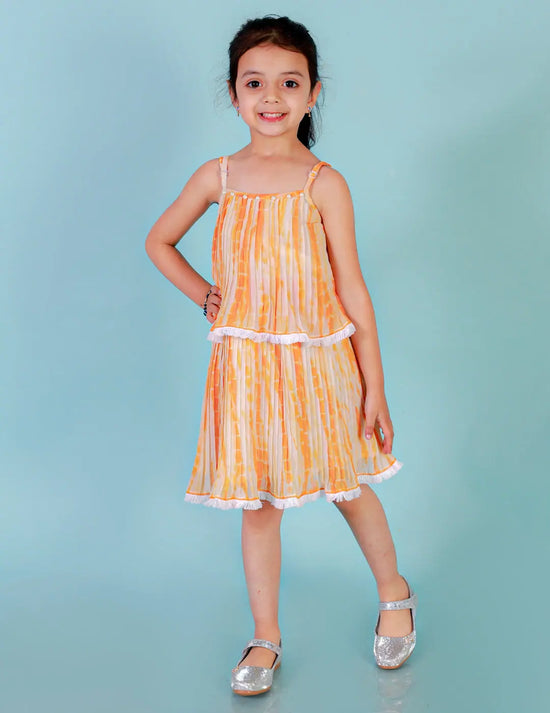 Lil Drama Girls Printed Dress