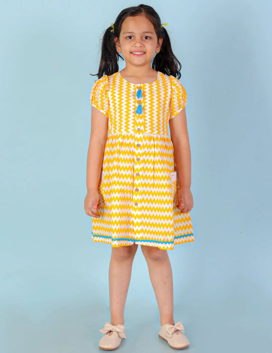 Lil Drama Casual & Comfortable Girls Dress-CCW-DRS-1025NEW-12M