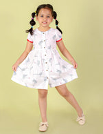 Lil Drama Casual & Comfortable Girls Dress-CCW-DRS-1013NEW-12M