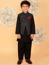 Lil Drama Boys Kurta Pyjama With Jacket Set-CE-BKPJ-4031-3Y