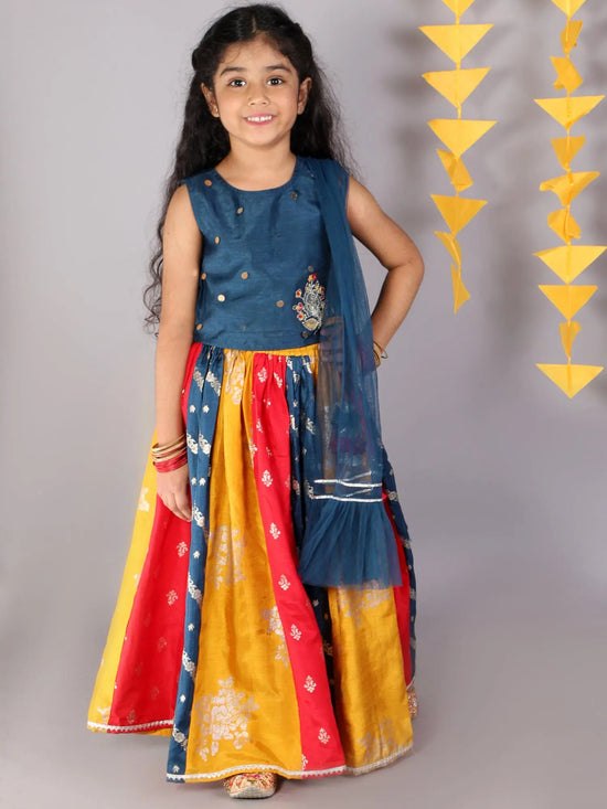 Lil Drama Girls Choli Ghaghra & Dupatta Set