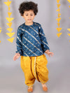 Lil Drama Boys Kurta Dhoti Set-CE-BKD-4027-12M