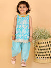 Lil Drama Girls Kurta Dhoti Set-CE-KD-3085-18M