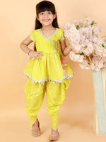 Lil Drama Girls Kurta Dhoti Set-CE-KD-3080-18M