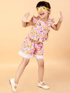 Lil Drama Girls Top With Shorts Set-CCW-TS-1086-18M