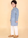 Lil Drama Boys Kurta With Pyjama Set-CE-BK-4007-18M