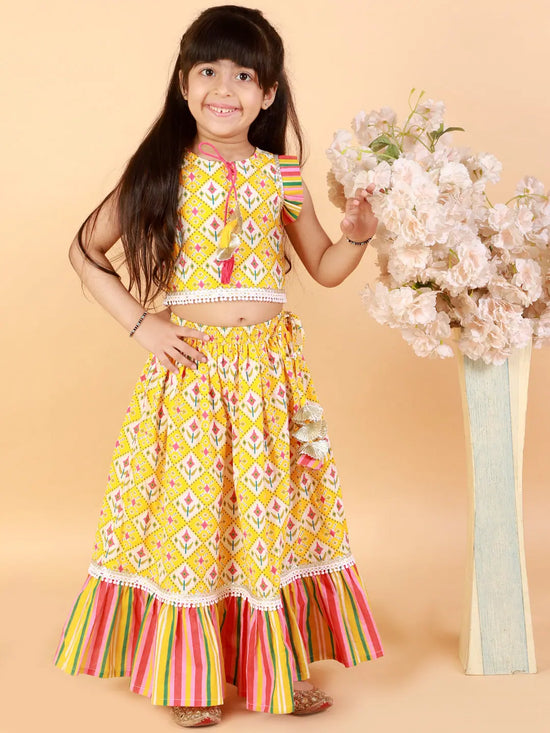 Lil Drama Girls Ghaghra Choli Set-CE-CG-3092-24M