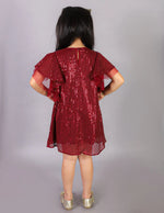 Lil Drama Girls Party Dress-CP-DRS-6033R-3Y