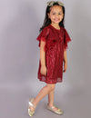 Lil Drama Girls Party Dress-CP-DRS-6033R-3Y