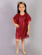 Lil Drama Girls Party Dress-CP-DRS-6033R-3Y