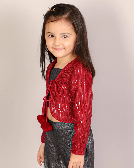 Lil Drama Girls Party Shrug-CP-SHG-6034M-24M