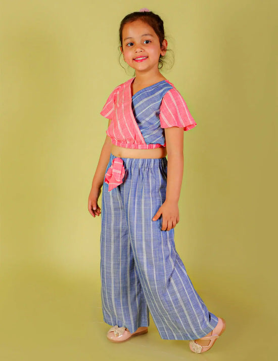 Lil Drama Girls Casual Top With Pants