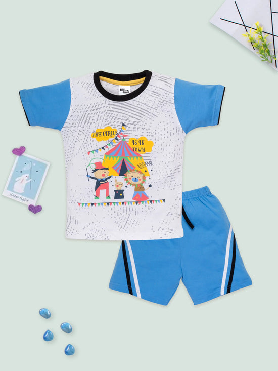 Baby Couture Tshirt And Short Set-BLJ_3073_B_0-3M