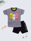 Itty Bitty Baby Tshirt And Short Set-BLJ_3097_GREY_0-3M