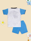 Mommy & Baby Tshirt And Short Set-BLJ_3073_P_0-3M