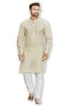 Authentics Kurta Pyjama Set Yellow-KPSSKLYL-38