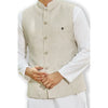 Authentics Nehru Jacket Cream Self Lining