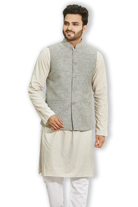 Authentics Nehru Jacket Grey