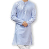 Authentics Kurta Pyjama Set Blue-KPRESLBLU-38