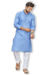 Authentics Kurta Pyjama Set Blue-KPUCCLBU-38