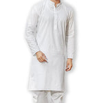 Authentics Kurta Pyjama Set White-KPRRLTD3-38