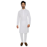 Authentics Kurta Pyjama Set White-KPRRPO-38