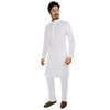 Authentics Kurta Pyjama Set White-KPRRLN-38