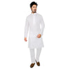 Authentics Kurta Pyjama Set White-KPRREM-38