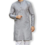 Authentics Kurta Pyjama Set Grey-KPSGSLGRE-38