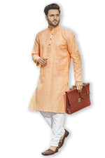 Authentics Kurta Pyjama Set Orange-KPRRSLOR-38