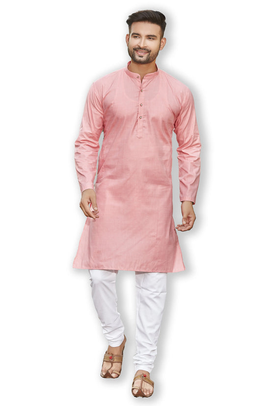 Authentics Kurta Pyjama Set Pink-KPSGSLPI-38