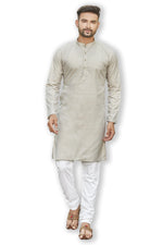 Authentics Kurta Pyjama Set Beige Fawn