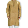 Authentics Kurta Bandi Set Cream Canvas Print