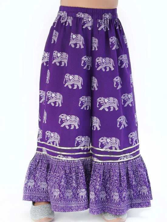 Lil Drama Trunk Tales Purple Kurta with Pant set