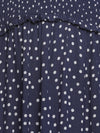 Polka print cute girl dress