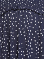 Polka print cute girl dress