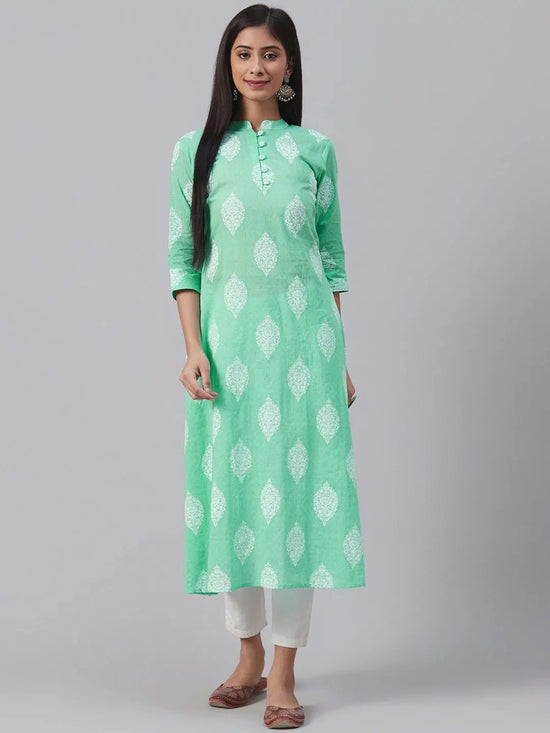 Ahika Women's Cotton Printed Kurta-VCK1835_L