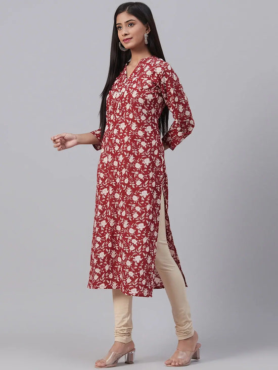 Ahika Women's Cotton Printed Kurta-VCK1871_L