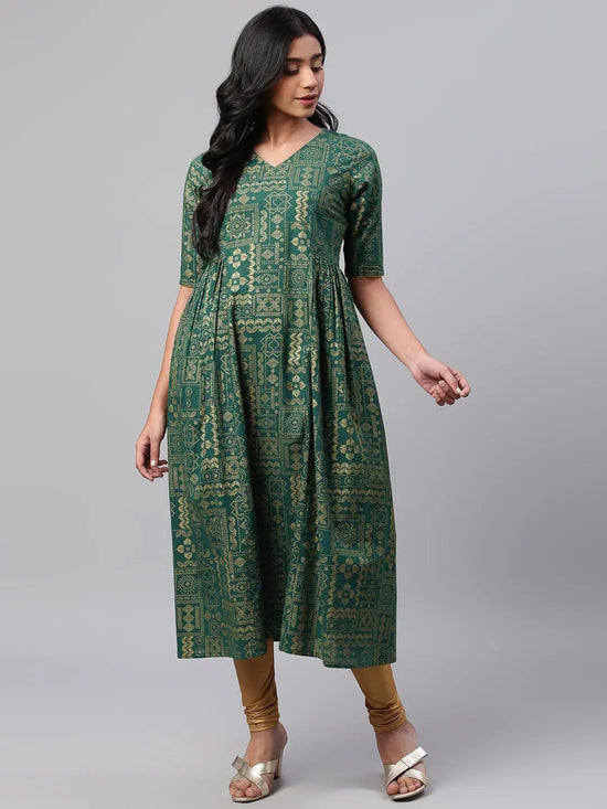 Ahika Women's Cotton Printed Kurta-VCK1797_L