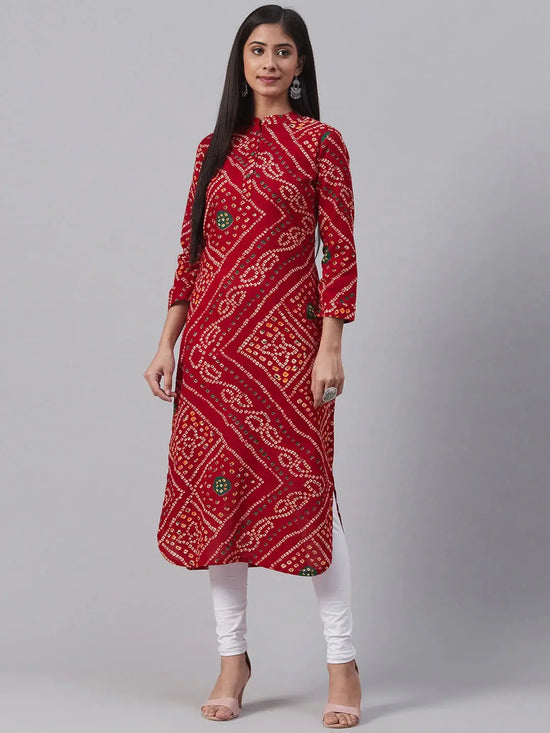 Ahika Women's Cotton Printed Kurta-VCK1832_L