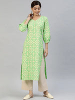 Ahika Women's Cotton Printed Kurta-VCK8015E_L