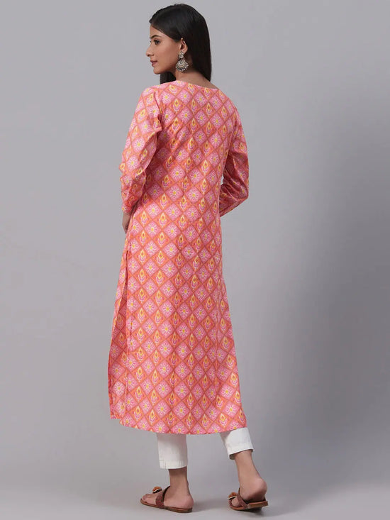 Ahika Women's Cotton Printed Kurta-VCK1886_L