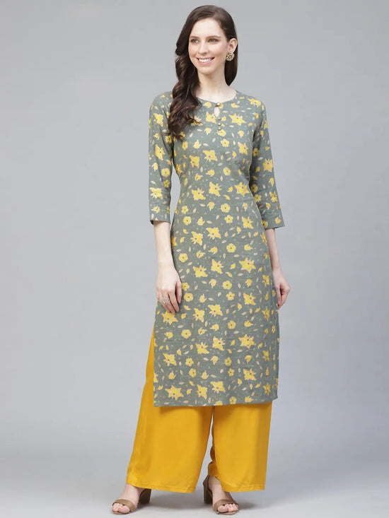 Ahika Women's Cotton Printed Kurta-VCK1755_L